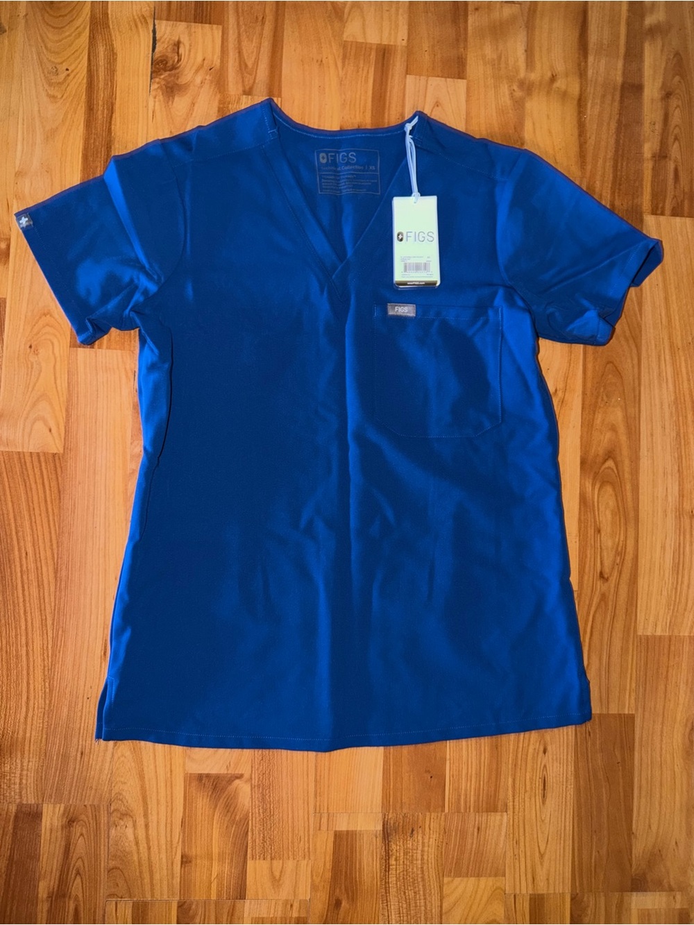 Figs Women’s Caterina Top - Royal Blue